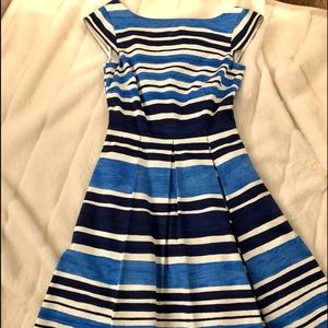 Kate Spade blue striped dress